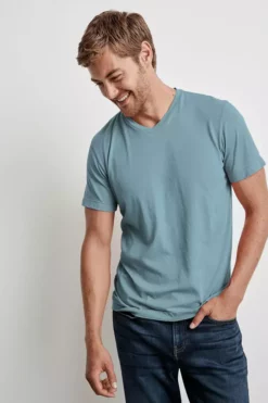 Velvet By Graham & Spencer Mens SAMSEN WHISPER CLASSIC V-NECK TEE 36 Velvet By Graham & Spencer Mens SAMSEN WHISPER CLASSIC V-NECK TEE
