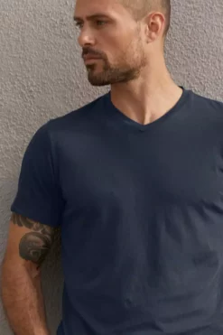 Velvet By Graham & Spencer SAMSEN WHISPER CLASSIC V-NECK TEE Mens