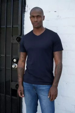 Velvet By Graham & Spencer SAMSEN WHISPER CLASSIC V-NECK TEE