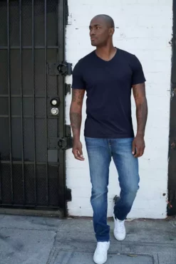 Velvet By Graham & Spencer SAMSEN WHISPER CLASSIC V-NECK TEE