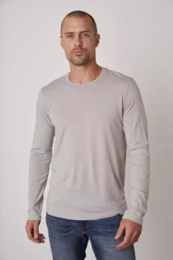 Velvet By Graham & Spencer SKEETER WHISPER CLASSIC CREW NECK TEE Mens