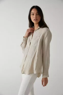 Velvet By Jenny Graham Womens MULHOLLAND SHIRT