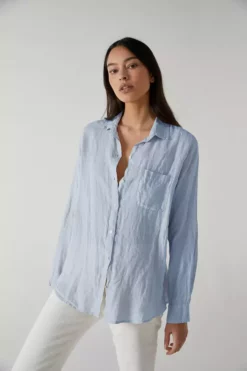 Velvet By Jenny Graham Womens MULHOLLAND SHIRT