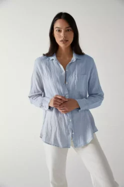 Velvet By Jenny Graham Womens MULHOLLAND SHIRT