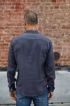 Velvet By Graham & Spencer Mens ELTON COTTON WOVEN BUTTON-UP SHIRT