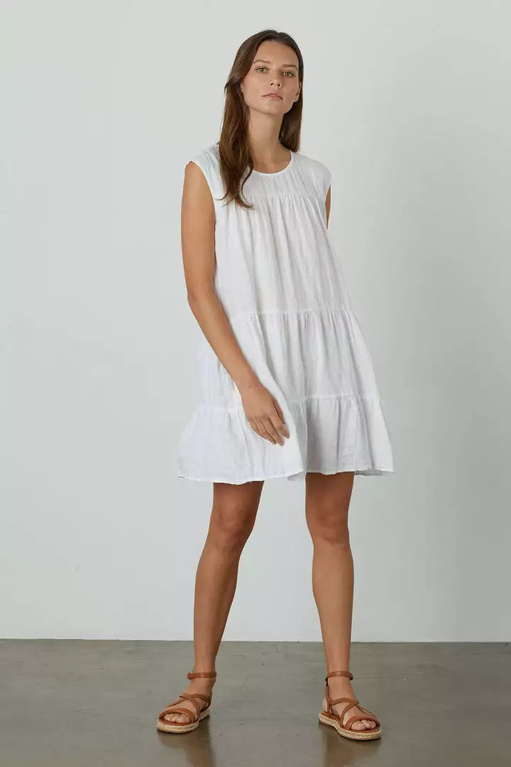 Velvet By Graham & Spencer ADDIE LINEN TANK DRESS 4 Velvet By Graham & Spencer ADDIE LINEN TANK DRESS