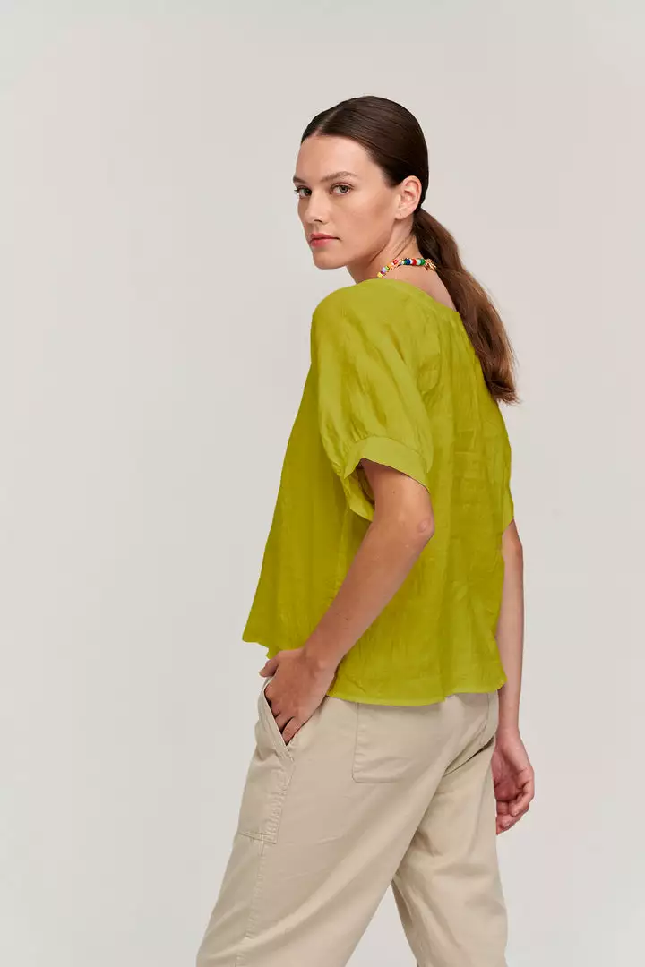 Velvet By Graham & Spencer Womens ADLEY LINEN TOP 2 Velvet By Graham & Spencer Womens ADLEY LINEN TOP