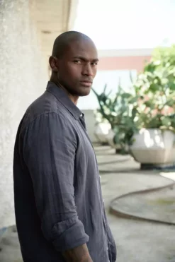 Velvet By Graham & Spencer BENTON LINEN BUTTON-UP SHIRT