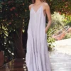 Velvet By Graham & Spencer Womens CLEO LINEN MAXI DRESS