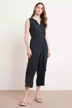Velvet By Graham & Spencer DANI LINEN JUMPSUIT