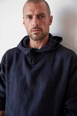 Velvet By Graham & Spencer DEACON LINEN HOODIE