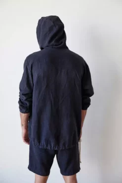 Velvet By Graham & Spencer DEACON LINEN HOODIE