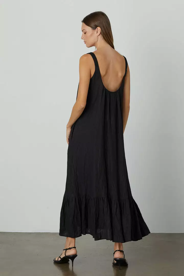 Velvet By Graham & Spencer ELARA LINEN TANK DRESS Womens 5 Velvet By Graham & Spencer ELARA LINEN TANK DRESS Womens