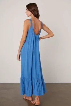 Velvet By Graham & Spencer ELARA LINEN TANK DRESS Womens 26 Velvet By Graham & Spencer ELARA LINEN TANK DRESS Womens