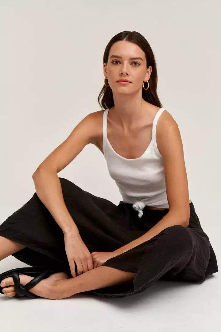 Velvet By Graham & Spencer FAE LINEN A-LINE SKIRT 10 Velvet By Graham & Spencer FAE LINEN A-LINE SKIRT