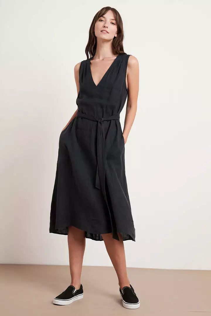 Velvet By Graham & Spencer HARMONY LINEN DRESS 5 Velvet By Graham & Spencer HARMONY LINEN DRESS