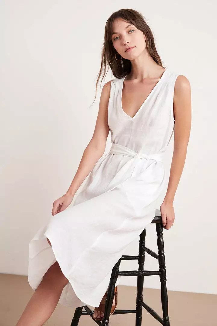 Velvet By Graham & Spencer HARMONY LINEN DRESS 1 Velvet By Graham & Spencer HARMONY LINEN DRESS