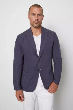 Velvet By Graham & Spencer JOSHUA LINEN BLAZER Mens