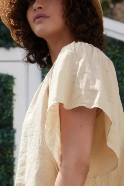 Velvet By Graham & Spencer Womens KALILA LINEN TOP