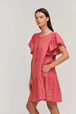 Velvet By Graham & Spencer KASSIDY LINEN DRESS