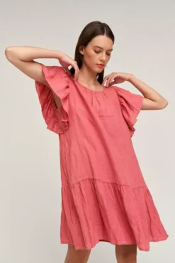 Velvet By Graham & Spencer KASSIDY LINEN DRESS