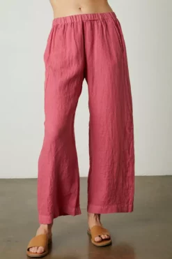 Velvet By Graham & Spencer Womens LOLA LINEN PANT