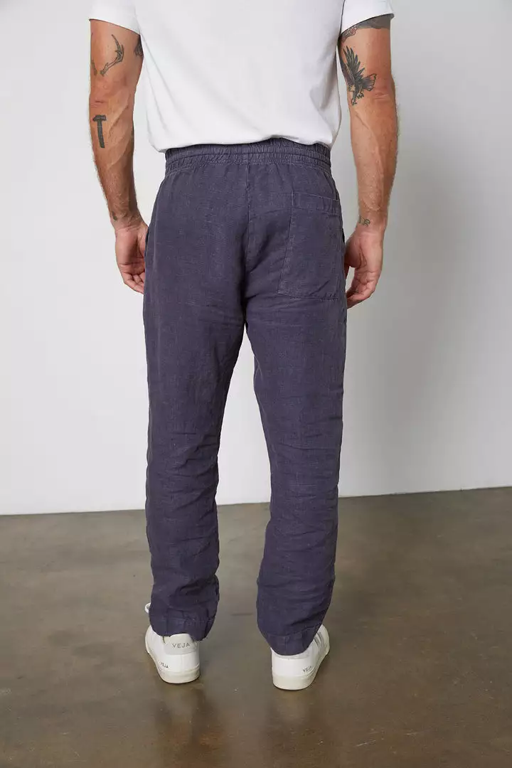 Velvet By Graham & Spencer Mens VANN LINEN PANT 4 Velvet By Graham & Spencer Mens VANN LINEN PANT