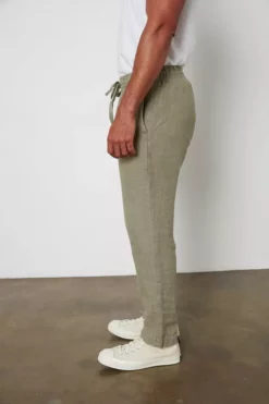 Velvet By Graham & Spencer Mens VANN LINEN PANT 15 Velvet By Graham & Spencer Mens VANN LINEN PANT