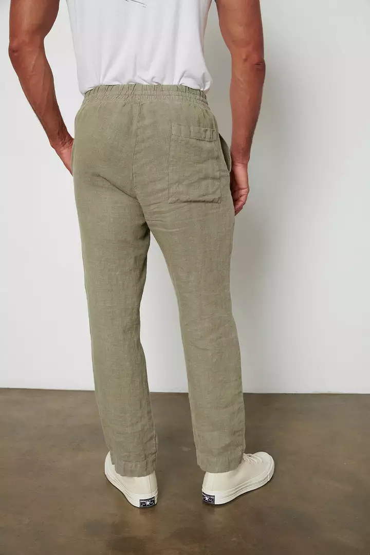 Velvet By Graham & Spencer Mens VANN LINEN PANT 8 Velvet By Graham & Spencer Mens VANN LINEN PANT