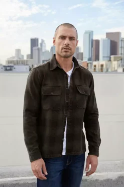 Velvet By Graham & Spencer BRYSON PLAID BUTTON-UP Mens 25 Velvet By Graham & Spencer BRYSON PLAID BUTTON-UP Mens