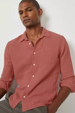 Velvet By Graham & Spencer Mens ELTON COTTON WOVEN BUTTON-UP SHIRT