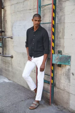 Velvet By Graham & Spencer Mens ELTON COTTON WOVEN BUTTON-UP SHIRT