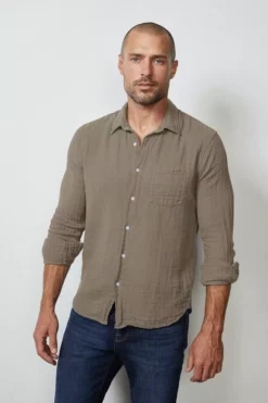 Velvet By Graham & Spencer ELTON BUTTON-UP SHIRT